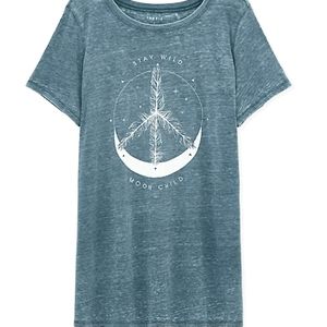Torrid 'STAY WILD MOON CHILD' Burnout Tee